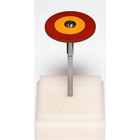 Полир силиконовый с добавлением алмаза для обработки стеклокерамики диск-''колесо'' D-20мм,H-1мм MEDIUM, 1 шт