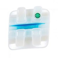 Брекеты COBY STR-L3R-018 из диоксида циркония,нижние правые на 3 зуб, паз .018",ROTH