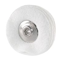 Фильц зуботехнический Sheshan Brush замшевый, жёлтый, на дискодержателе, диаметр 22мм, 1шт