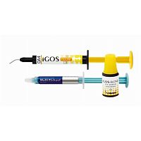 Композит пломбировочный iGOS Flow, оттенок: OA4, масса 2,6г (1,5мл), iGOS-Bond-1шт./уп.,Multi Etchant-1 шт./уп.