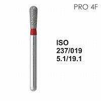 Бор алмазный MANI PRO-4F по ISO 237, груша ,019 х 5.1 х 19.1 мм, зернистость F, 5 штук от Атридент