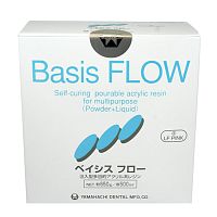 Пластмасса Basis FLOW универсальная текучая холодной полим-ции,цвет Dark Pink,пор.650г+жид.500 мл