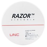 Диск циркониевый Razor 1100, размер 98х20мм, оттенок A0, однослойный от Атридент