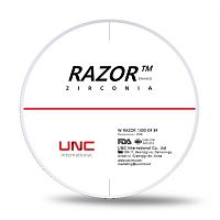 Диск циркониевый Razor 1300, размер 98х14мм, оттенок C4, однослойный