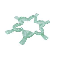 Ложка слепочная L/M/S верх/низ пластмассовая одноразовая, 6 шт./уп. ZT dental (Китай)