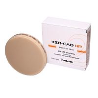 Диск KZR-CAD HR2 из цирконокерамонаполненного композита, цвет A2, размер 98x14мм, YAMAKIN (Япония)