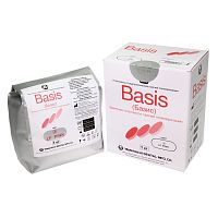 Пластмасса базисная Basis HI, сверхпрочная, горячей полимеризации, цвет LF Pink, порошок 1 кг.