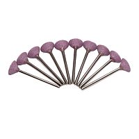 Карборундовые камни SONG YOUNG розовые, оксид алюминия, №09 для прямого наконечника, 10шт.