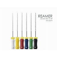 Дрильборы MANI Reamers ручные, длина 31 мм, диаметр 0,90-1,40 мм, ISO 90-140, 6 шт.  от Атридент
