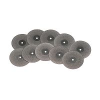 Диск сепарационный алмазный 2-сторонний,мелкая зернистость,диаметр рабочей части 22 мм,без дискодержателя ,10шт