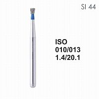 Бор алмазный MANI SI-44 по ISO 010, об.конус ,013 х 1.6 х 20.1 мм, зернистость S, 5 штук