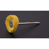 Фильц бязевый желтый на дискодержателе 18мм 1шт  KWI,Тайвань