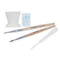 Re-Fine Bright WSet - набор для работы с пластмассой (мерный стаканчик, силикон.чашечка для замешив)