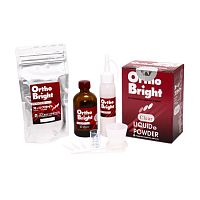 Пластмасса для ортодонтии Ortho Bright Liquid + Powder Clear самотвердеющая, набор 100 г + 70 мл. от Атридент