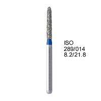 Бор алмазный MANI SO-21 по ISO 289, пламя ,014 х 8.2 х 21.8 мм, зернистость S, 5 штук