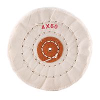 Круг полировочный для шлифмотора  бязевый белый Sheshan Brush, диаметр 4 дюйма, 60 слоёв, 1шт.