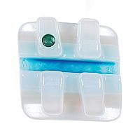 Брекеты COBY STR-L3L-018 из диоксида циркония,нижние левые на 3 зуб, паз .018",ROTH