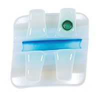 Брекеты COBY STR-L3R-022 из диоксида циркония,нижние правые на 3 зуб, паз .022",ROTH