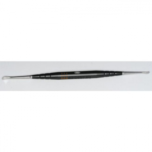 Резчик 07304 моделировочный зуботехнический двусторонний для работы с воском, ручка длиной 95 мм черная с рабочими частями Evan B1, AT1 Slim B2 фото 2