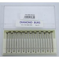 Бор алмазный Lixin Diamond, форма диск с закругленным торцом, размер 5.5мм, 20шт. от Атридент