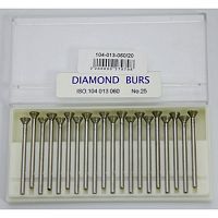 Бор алмазный Lixin Diamond, форма обратный конус, размер 6.0мм, 20шт. от Атридент