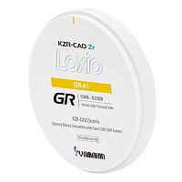 Диск KZR-CAZ Zr Laxio GR из диоксида циркония пятислойный, 98.5x18мм,оттенок A1. YAMAKIN