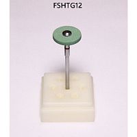 Полир силикон-карбидный с добавлением керамики для обработки циркона диск-"колесо",15 х 2мм,1 шт