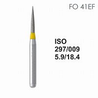 Бор алмазный MANI FO-41EF по ISO 297, торпеда ,009 х 5.9 х 18.4 мм, зернистость EF, 5 штук от Атридент