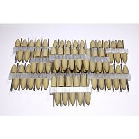 Полир силиконовый для пластмасс, "заостренный конус"10*20 мм, жесткость FINE, 100 шт