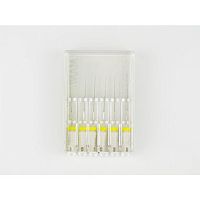 Дрильборы MANI K-Files ручные, длина 25 мм, диаметр 0,15 мм, ISO-15, 6 шт.