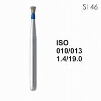 Бор алмазный MANI SI-46 по ISO 010, об.конус ,013 х 1.6 х 19.0 мм, зернистость S, 5 штук