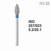 Бор алмазный MANI FO-33 по ISO 257, почка ,023 х 5.2 х 20.1 мм, зернистость S, 5 штук от Атридент