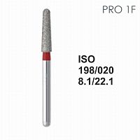 Бор алмазный MANI PRO-1F по ISO 198, конус ,020 х 8.1 х 22.1 мм, зернистость F, 5 штук
