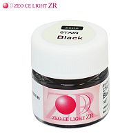 Краситель ZEO CE LIGHT ZR Stain Black, паста 3.5гд/оксида циркония и керамики предназ. д/ZrO