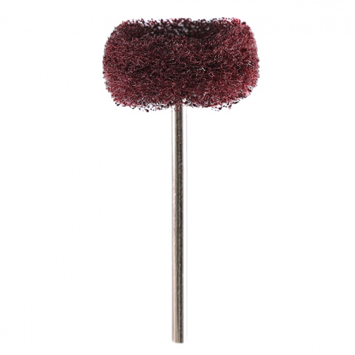Фильц зуботехнический Sheshan Brush  синтетический коричневый,средний,на дискодержателе, диаметр 22мм, 12 шт от Атридент фото 2