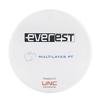 Диск циркониевый Everest Multilayer PT, размер 95х14 мм, цвет A1, многослойный