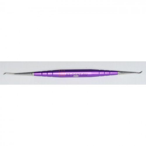 Инструмент моделировочный для воска ручка фиолетовая, насадки (C1,C2)  фото 2