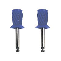 Полиры резиновые "чаша" мягкие для обработки области под десной, синие, 100шт.