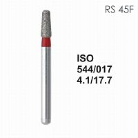 Бор алмазный MANI RS-45F по ISO 544, конус ,017 х 4.1 х 17.7 мм, зернистость F, 5 штук