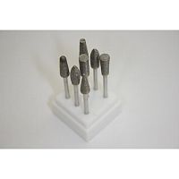 Боры алмазные , цельноспечённые Lixin Diamond, диаметр 5,5мм, длина 12,7мм., НАБОР.