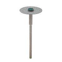 Диск алмазный спеченный,средней зернистости, диаметр рабочей части 19мм,толщина 0,3мм,1шт