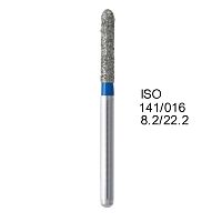 Бор алмазный MANI SR-13 по ISO 141, цилиндр ,016 х 8,2 х 22.2 мм, зернистость S, 5 штук