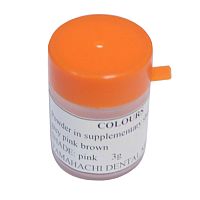 Краситель для акриловой пластмассы Re-fine Bright, цвет Pink, порошок 3 г.