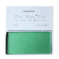 Восковые пластины литейные, грубое рифление, толщина 0,45мм, 15шт.