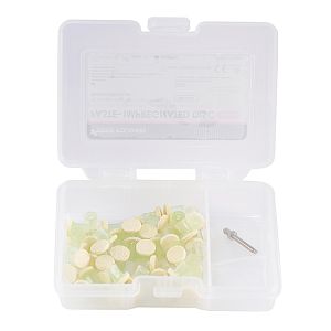 Диск войлочный с пропиткой полировочной пастой для обработки акрила и пластмассы, d 8 мм, 1+50