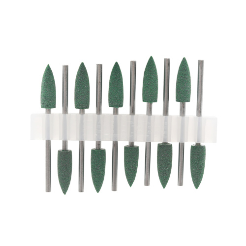 Полир силиконовый для пластмасс, "пламя" 6*16 мм, жесткость COARSE, 100 шт от Атридент фото 2