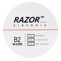Диск циркониевый Razor 1300, размер 95х25мм, оттенок B2, однослойный