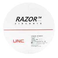 Диск циркониевый Razor 1300, размер 98х10мм, оттенок A1, однослойный от Атридент