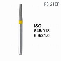 Бор алмазный MANI RS-21EF по ISO 545, конус ,018 х 6.9 х 21.0 мм, зернистость EF, 5 штук от Атридент
