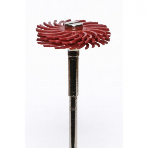 Щетка Sheshan Brush полировальная полимерная, набор 3 диска CX2209-25 (коричневые) + дискодержатель M02S (1шт.) от Атридент